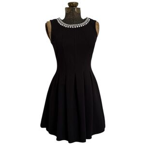 Monteau Embellished Mini Cocktail Dress